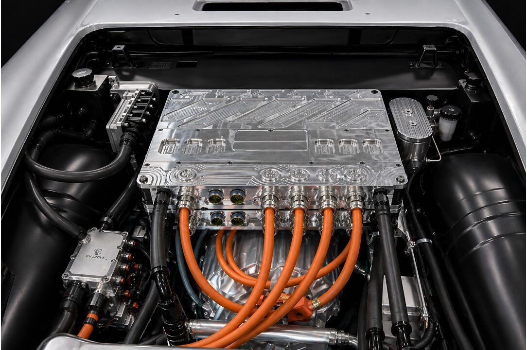 EVDrive Volvo P1800 electric conversion, motor and inverter